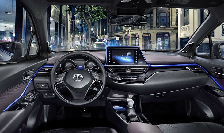 2021 Toyota C-HR with new interior design