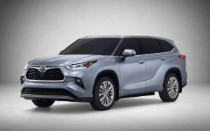 2022 Toyota Highlander with new exterior concept