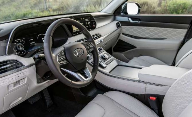 2021 Hyundai Palisade Cabin and Steering Wheel Photo