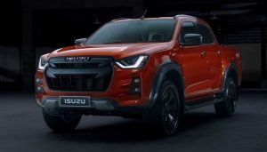 2021 Isuzu D-MAX with new exterior design