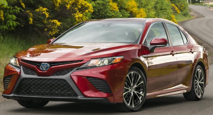 2021 Toyota Camry with new exterior design