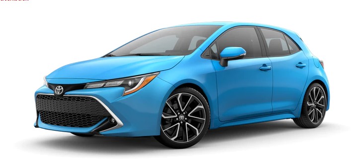 2021 Toyota Corolla iM Hatchback with new exterior design