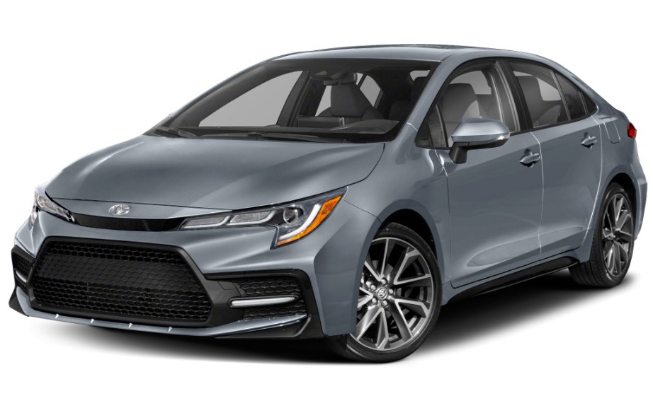 2021 Toyota Corolla with new exterior design