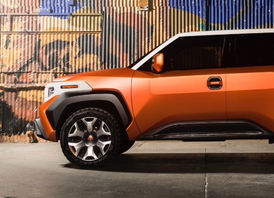 2021 Toyota FJ Cruiser with new exterior design