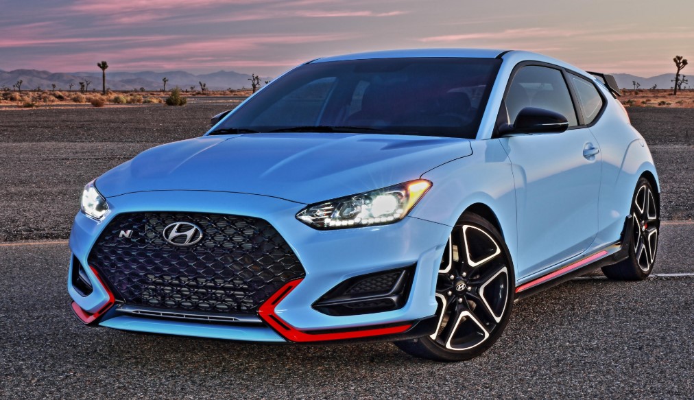 The New 2021 Hyundai Veloster Front View