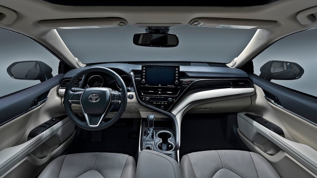 2021 Toyota Camry Hybrid with new interior design