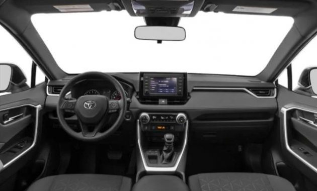 2021 Toyota RAV4 LE Dashboard and Infotainment features