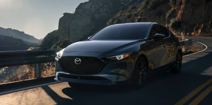 2021 Mazda 3 with new exterior