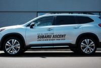 2022 Subaru Ascent with new exterior style