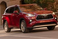 2022 Toyota Highlander with new exterior layout